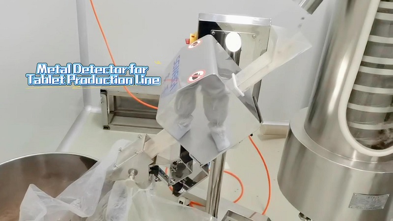 pharmaceutical tablet metal detector machine