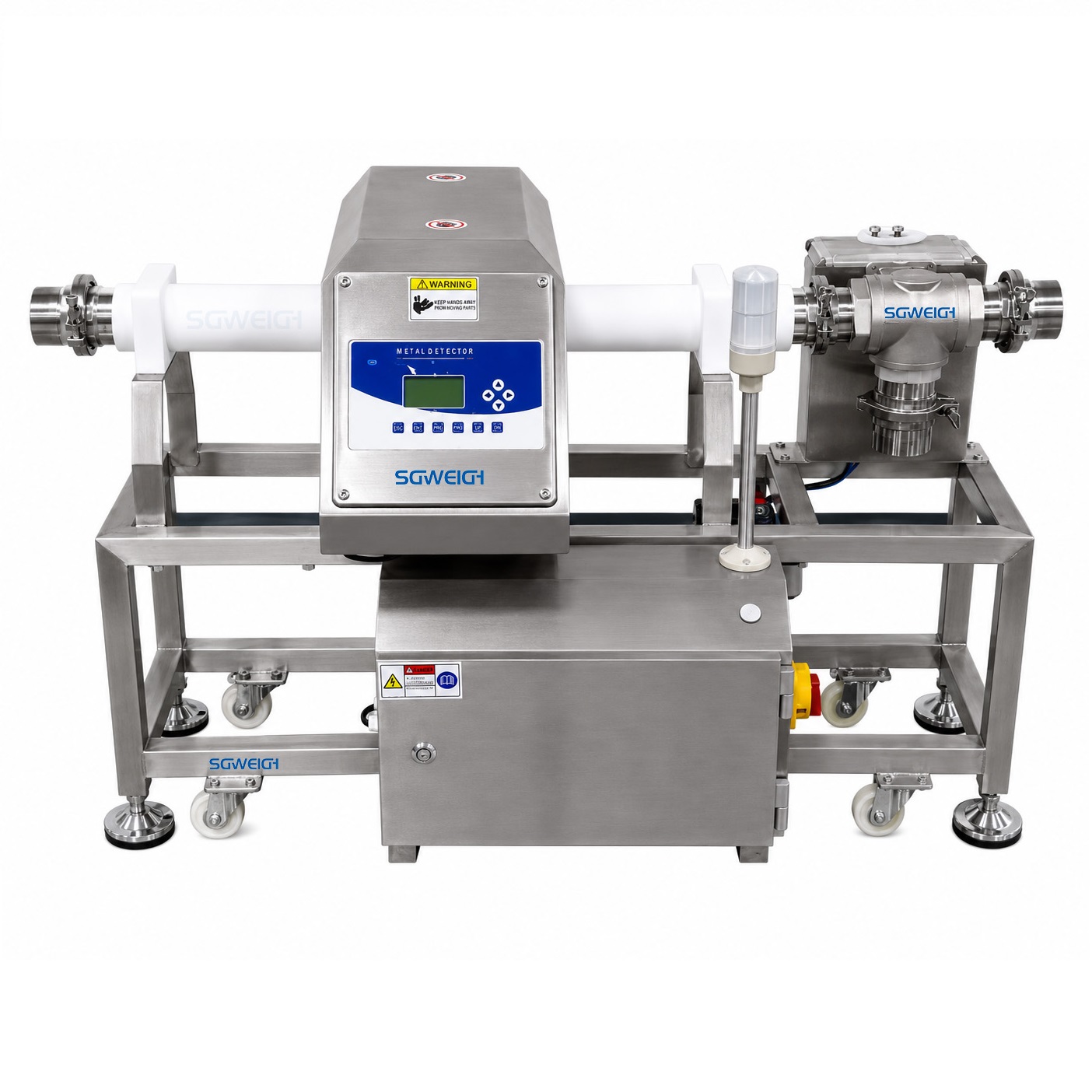 liquid sauce in-line pipeline metal detector liquid sauce in-line pipeline metal detector